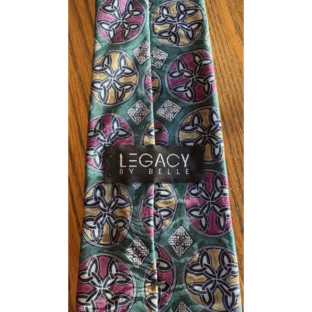 legacy by belle necktie all silk made in the usa - Picture 4 of 4